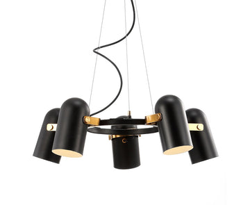 Eugenio Adjustable Metal LED Chandelier - JONATHAN Y